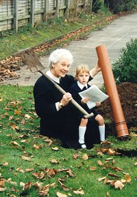 Laura Jensen and her grandma Freda Robinson